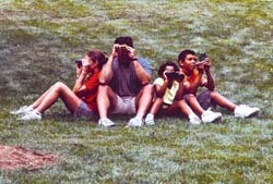 Family with Binoculars Family with Binoculars